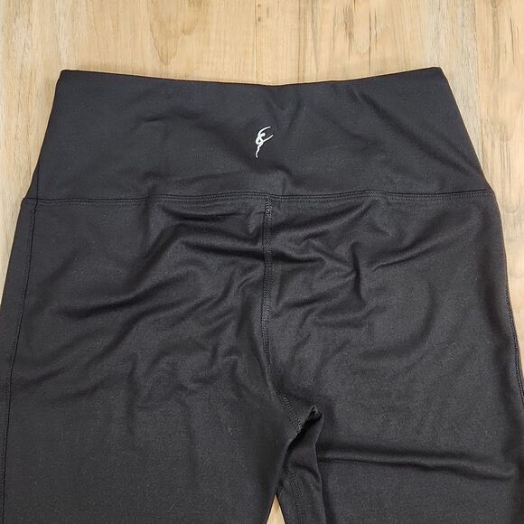 💜Studio by Capezio Black & Pink High Waist Anastasia Stirrup Pants Small - Picture 7 of 12